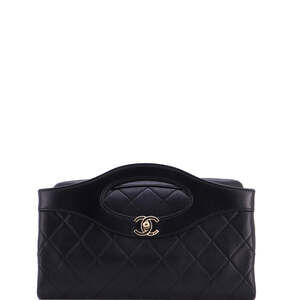 Chanel 31 Foldover Clutch Quilted Lambskin